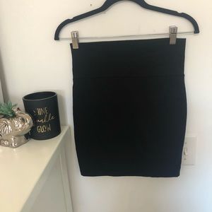 Charlotte Russe High Waisted Black Pencil Skirt